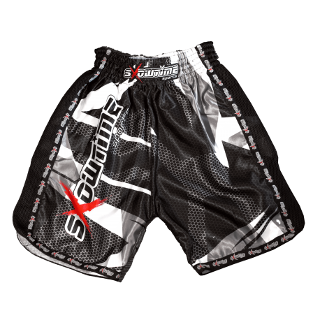 K-1 Short in Satin "Camo-Mesh"