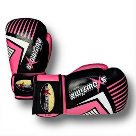 Boxhandschuhe "Diamond" Schwarz/Pink