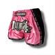 K-1 Thaiboxing Short in Satin "Phuket" in Schwarz/Blau