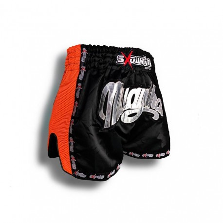 K-1 Thaiboxing Short in Satin "Mesh