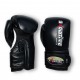 Boxhandschuhe aus echtem Leder GELTEC in Schwarz/Rot